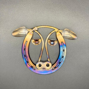 Horseshoe Art, Rustic Barn Decor, Cow Design
